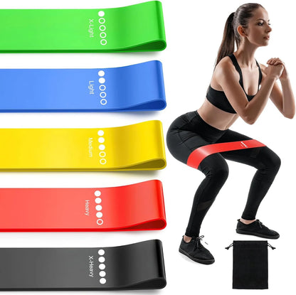 5-Level Resistance Loop Bands Set with Bag