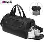 Gym duffle bag with shoe and wet compartments - image 1