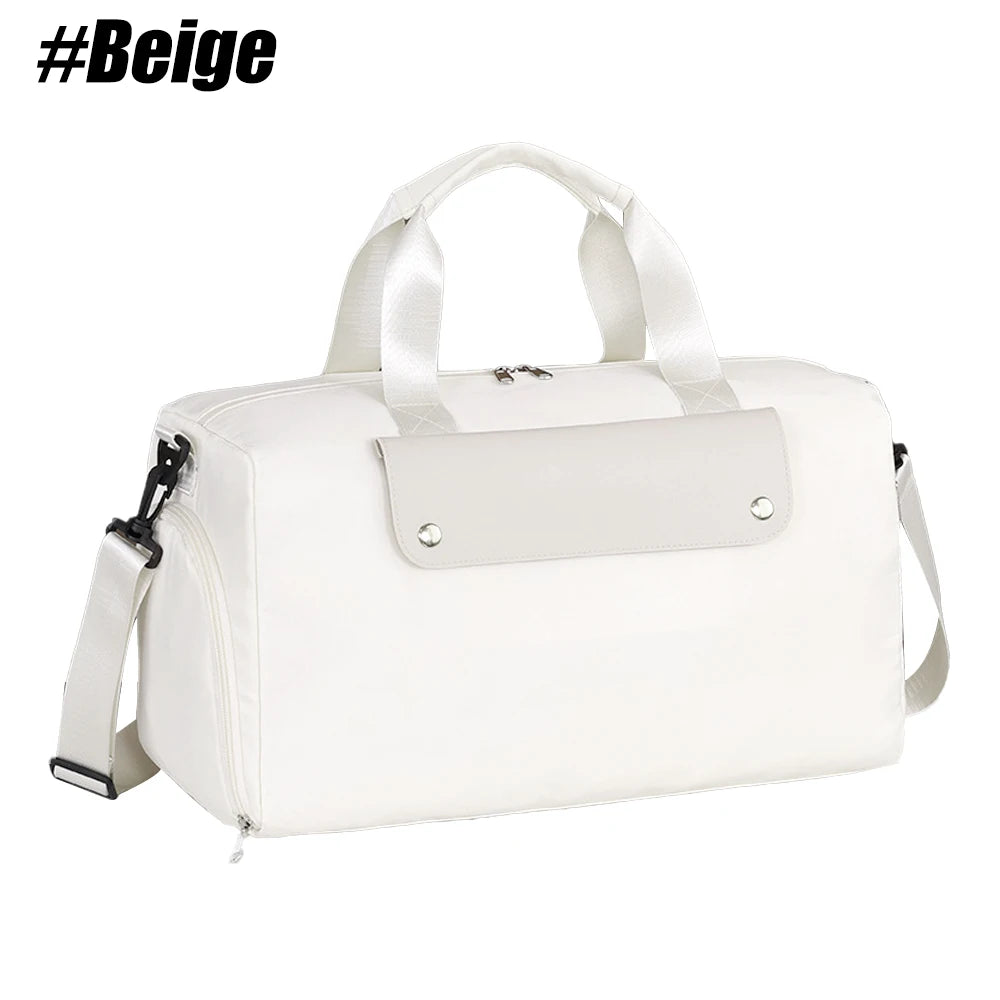Gym duffle bag with shoe and wet compartments - image 8