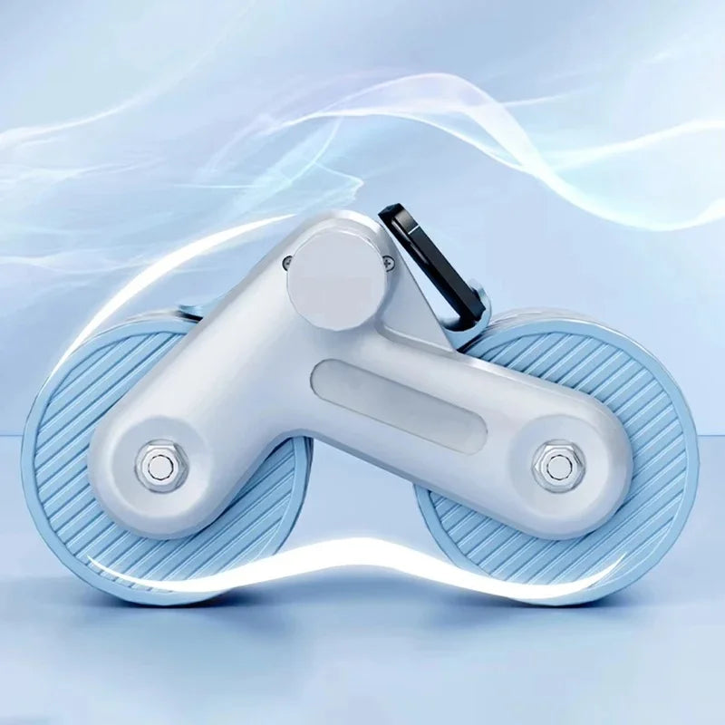Auto-Rebound Ab Roller with Phone Holder