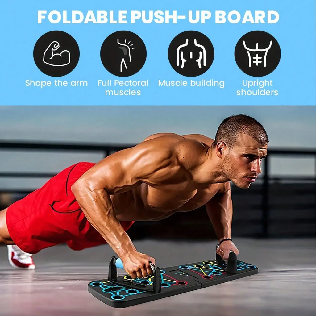 GoMode foldable push-up board with handles - image 1