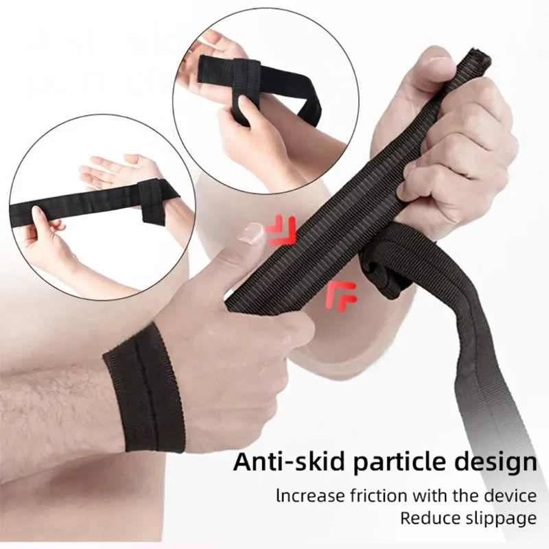 Anti-slip weightlifting straps, pair - image 4