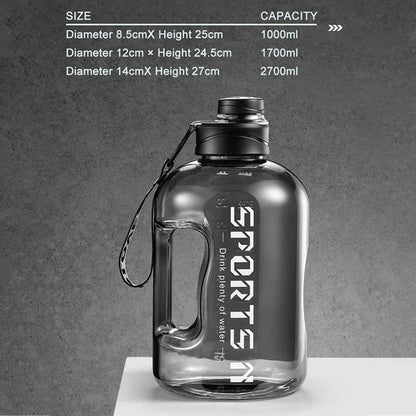 1.7L Large Sports Water Bottle