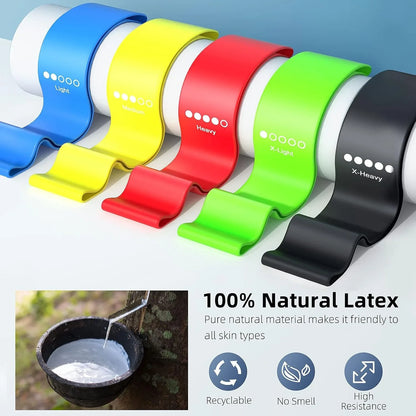 5-Level Resistance Loop Bands Set with Bag